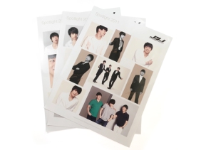 JYJ stickers 3 sheets JYJ Fanmeeting tour goods Lotte spotlight 2011